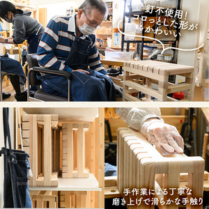 ＜Lワイド＞いすコロ(幅35cm×高さ35cm×奥行27.0cm) ふるさと納税 箕面市 特産品 椅子 子供イス 木製 おしゃれ いす 小さい オシャレ 背もたれなし 赤ちゃん 踏み台 子供 手洗い こども ステップ トイレ 台【m19-04・m19-05】【千の風】
