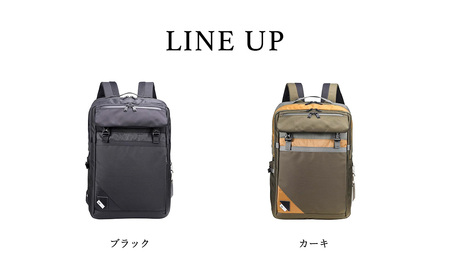 豊岡鞄 CIE BALLISTIC AIR SQUARE BACKPACK（071903）ブラック / 木
