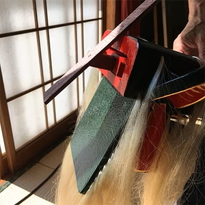 牛鬼　頭のみ（中）壁掛け＜雑貨 インテリア 民芸品 工芸品 オブジェ 天然 お面 鬼 愛媛県 鬼北町＞
