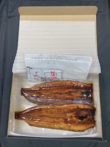 山梨県産富士山脈の地下水うなぎの蒲焼 特大2尾 350g以上 138-003