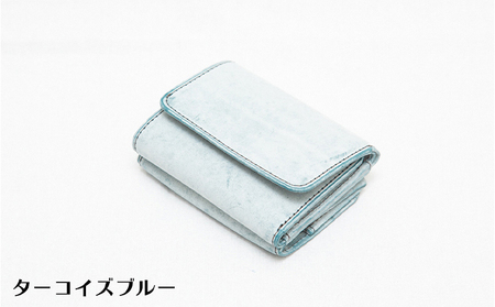 三つ折り財布 tino（ティノ）ゴースト ファッション小物  チョコ