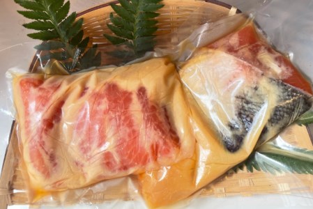 AU3　宍粟サーモンとあまごの詰め合わせセット 【 淡水 サーモン 鮭 アマゴ 魚 西京焼き 甘露煮 贈り物 プレゼント 】
