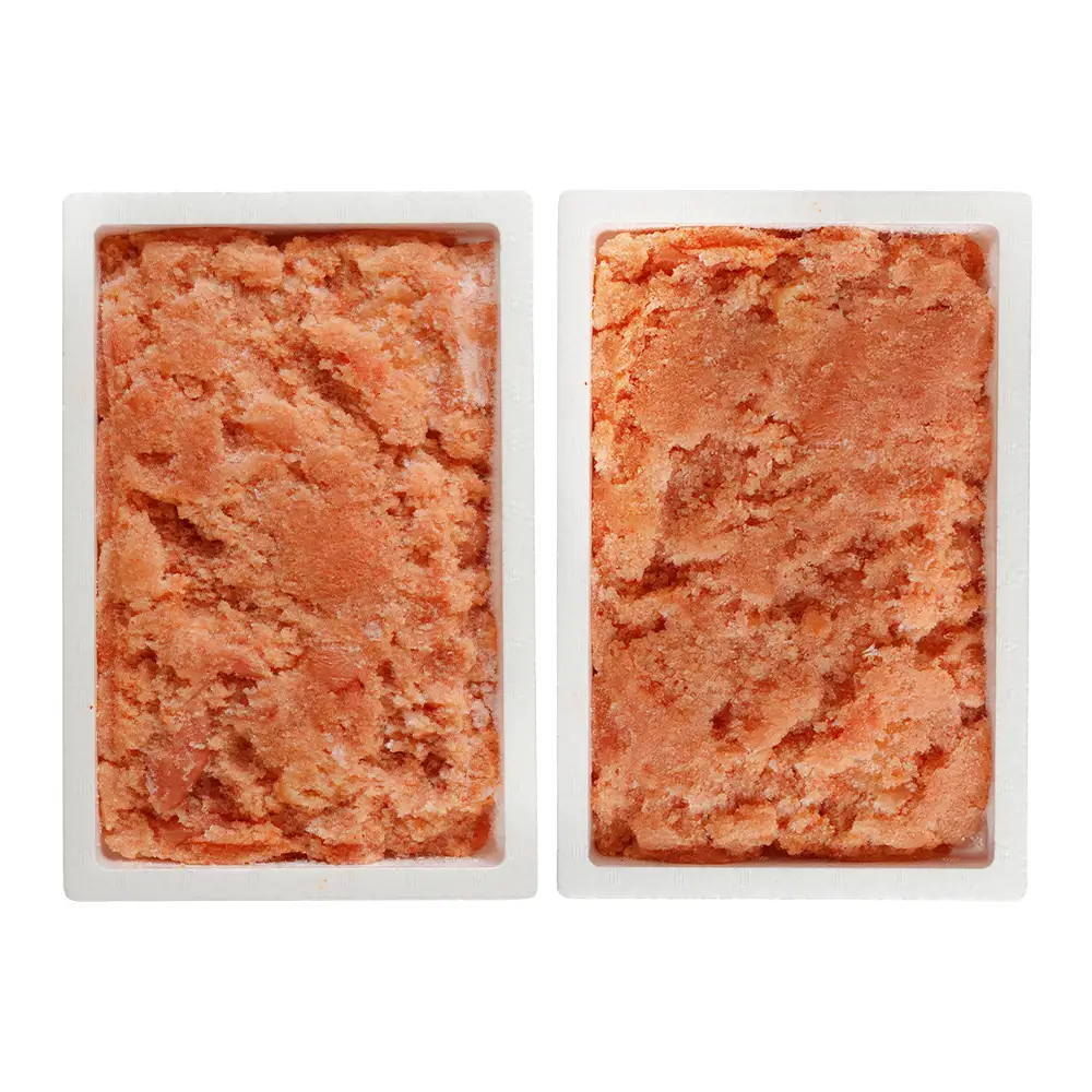 無着色あごだし辛子明太子 2kg（1kg×2個） 2P24