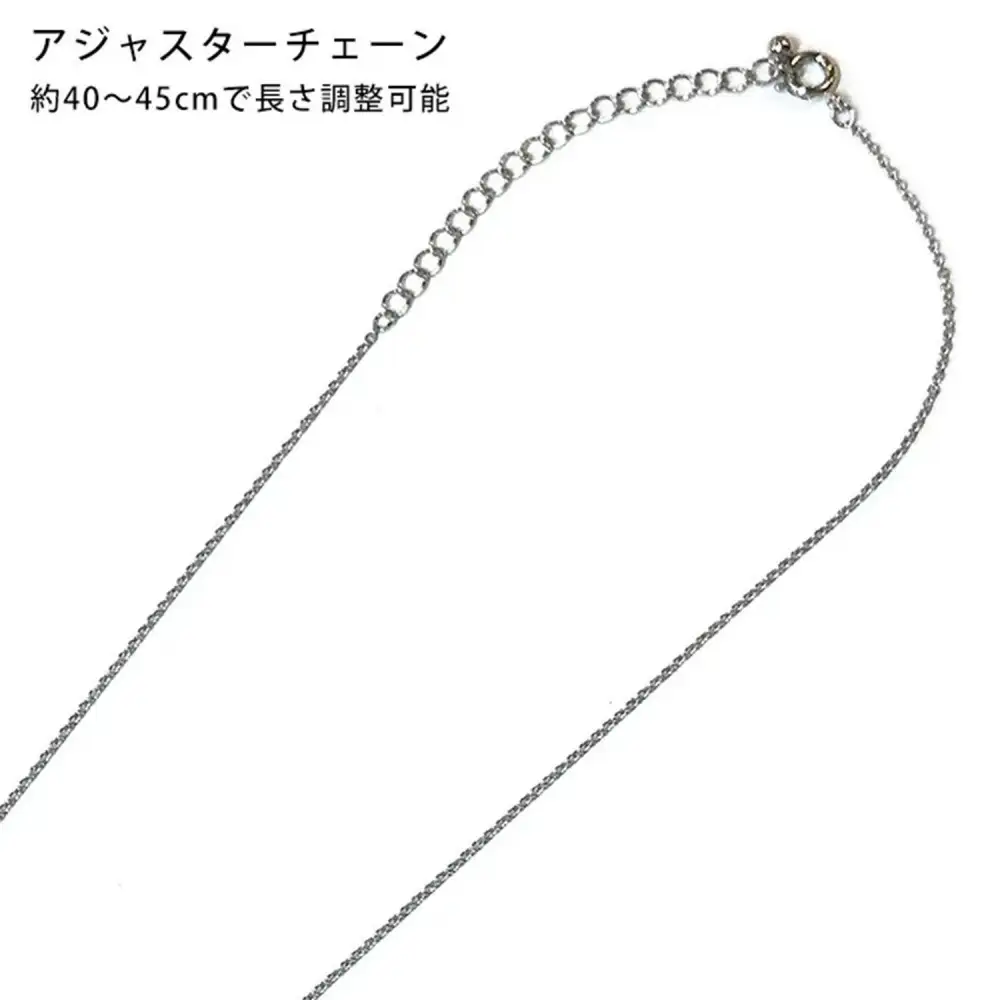 【加賀水引】（シルバー）水引ネックレス　３連あわじ玉