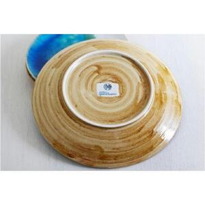 沖縄ラグーン柄 6寸皿＋取皿2枚セット