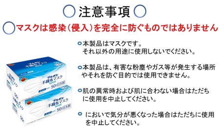 ブルボン 不織布マスク100枚（50枚/箱×2箱）[ZB359]
