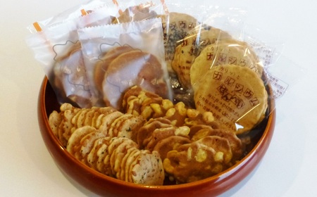 カルシウムせんでおなじみ かしわ堂の小麦せんべい 6種類詰め合わせセット できたてを工場出荷[ZA046]