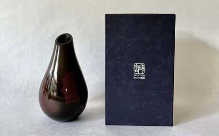 【新潟県伝統的産業品認定 斑紫銅】斑紫銅花器 しずく[ZC403]