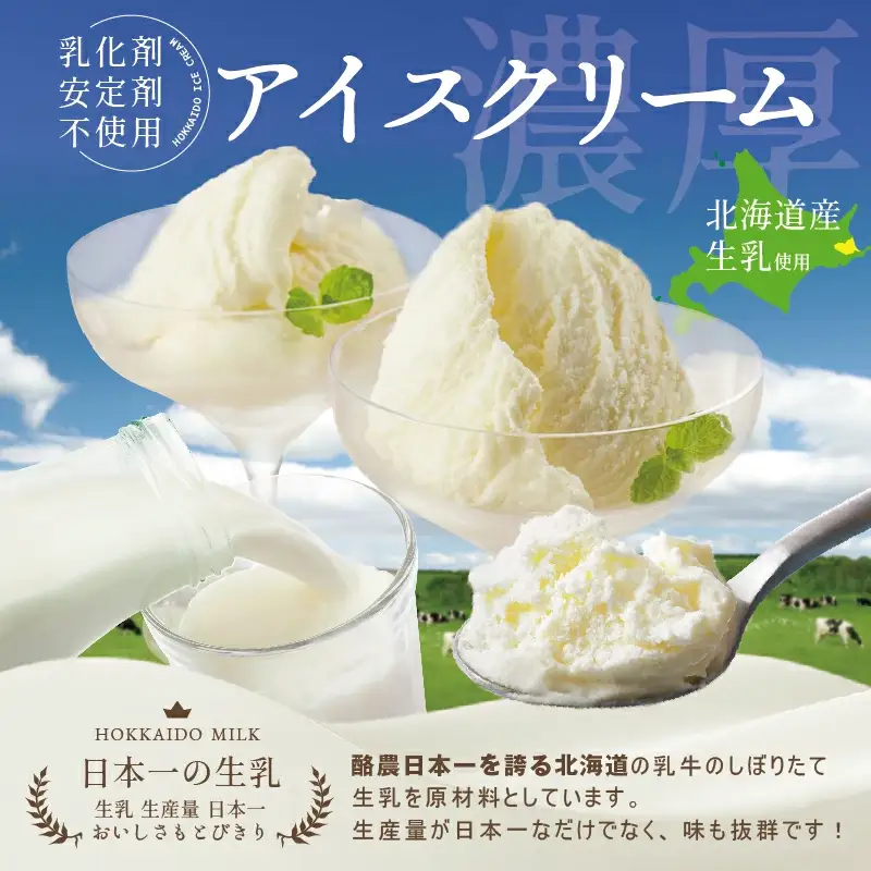 高評価★4.7 バニラアイスクリーム2L 北海道アイスクリーム