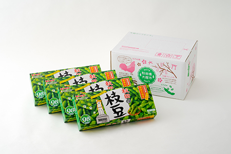50P5601　秋田の枝豆（スナック）4箱（24袋入)