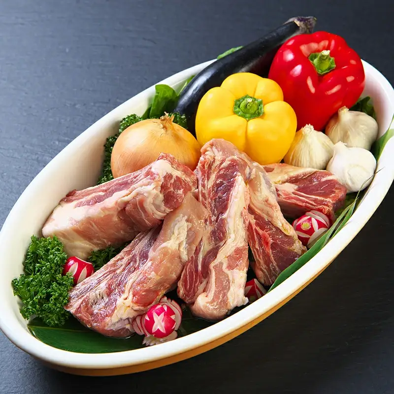 おすすめセット～その弐～（大館北秋田産豚肉切り落とし＆骨付きポークスペアリブ）　75P2154