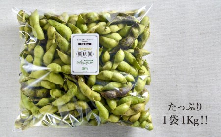 ※有機黒枝豆　予約受付中！※ 2026年10月以降発送　丹波篠山産　有機黒枝豆　1kg 令和8年産 2026年産 プレミアム枝豆 日本三大枝豆　丹波篠山黒枝豆 大粒 丹波 黒豆 丹波黒 黒大豆 濃厚 美味しい 旬 ご当地 お取り寄せ グルメ [BF01]