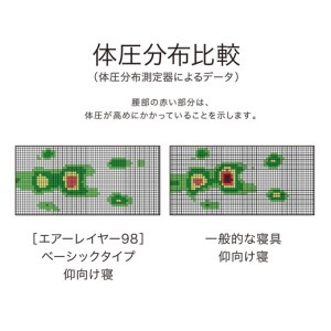 【西川】[西川エアーレイヤー98]レイヤーシート/ベーシック　ダブルサイズ 配色;ラベンダー【P244W】
