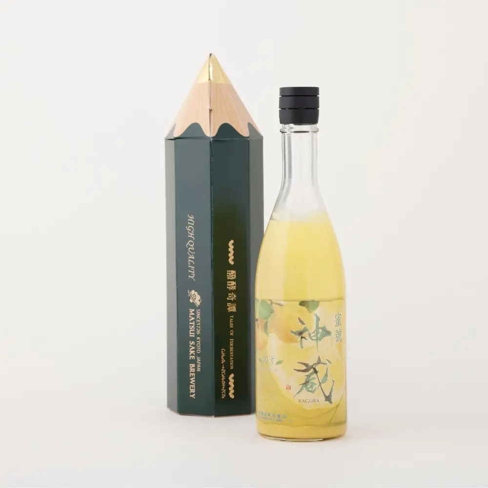 【松井酒造】神蔵「蜜號」京ゆず 無濾過 日本酒仕込み 720ml｜京都 柚子酒 人気の柚子酒