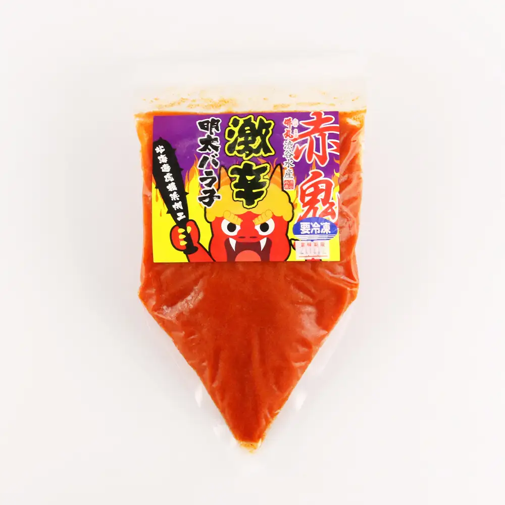【北海道虎杖浜加工】鬼辛明太子！激辛明太バラ子（500g×2個）