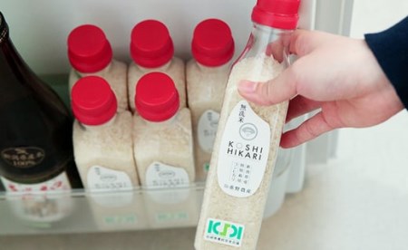【令和7年産米】ペットボトル米 コシヒカリ 無洗米 2合ボトル（300g）×10本（計 3kg）新潟県認証特別栽培米 重ちゃんが愛情込めて作ったお米[Y0068]