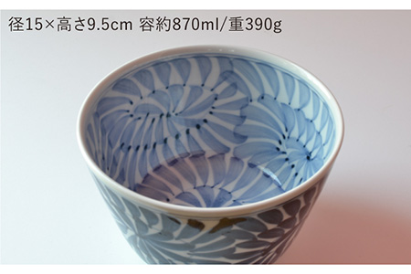 【波佐見焼】easy don 蛸唐草 夫婦セット 2個セット どんぶり 丼 ボウル 食器 どんぶり 丼 皿 どんぶり 丼【ZOE・一誠陶器】 [VE05]  波佐見焼