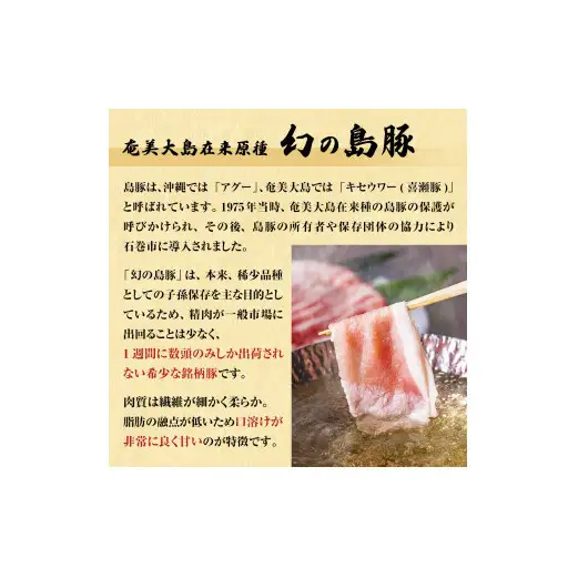 仙台牛・幻の島豚ロースセット A5ランク すき焼き 贈答 ギフト 父の日 宮城県 石巻市
