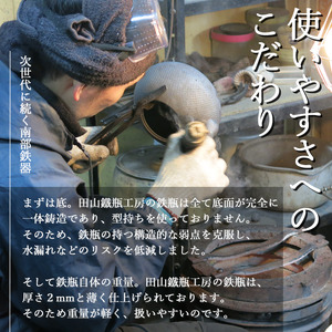 桜地紋南部形鉄瓶 （大）【田山鐵瓶工房】／ 南部鉄器 鉄器 工芸 工芸品 伝統工芸品 伝統 現代の名工 献上品 鉄瓶 IH対応 オール熱源 IH ih ガス 直火 やかん ケトル 鉄分補給 鉄分 日本製 錆止め さび止め 金気止め 日用品 1900ml １９００ｍｌ 1.9l 1.9L ギフト お祝い 急須 茶器