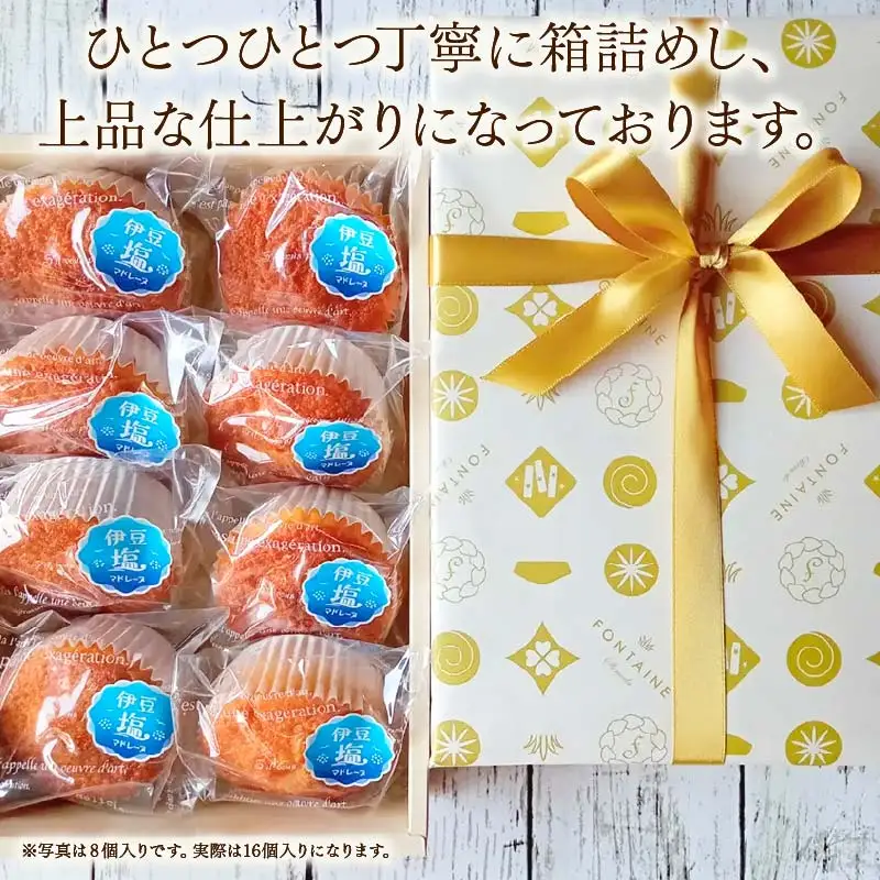 伊豆塩マドレーヌ詰合せ（8個入）[お菓子 焼き菓子]