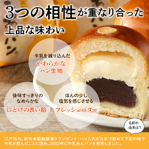 【平井製菓】“大人気”ハリスさんの牛乳あんぱん6個入り あんぱん