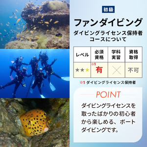 ＜ドラゴンレディ＞ファンダイビング [マリンスポーツ アクティビティ]