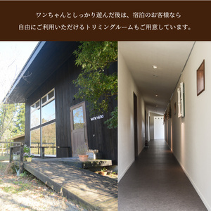 ＜犬と泊まれるペンション「wanvino」３万円分宿泊券＞ K15_0001