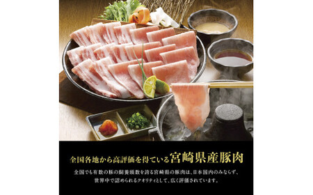 【令和8年7月発送】宮崎県産豚ロースしゃぶしゃぶ 2.5kg (500g×5)  国産 九州産 スライス
