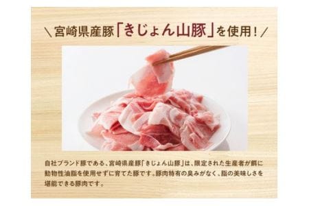 宮崎県産ブランドポーク豚肉 小間切れ3.4kg(340g×10袋)【 国産 九州産 豚肉 きじょん山豚 小分け 】