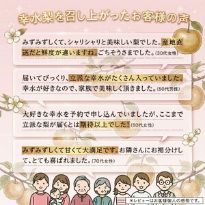 【 JA 北つくば 】 筑西ブランド 認証品 幸水 5kg 2026年産 先行予約