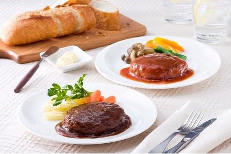 【プリマ食品株式会社】プリマハム 直火厨房荒挽ハンバーグ　HB‐30J