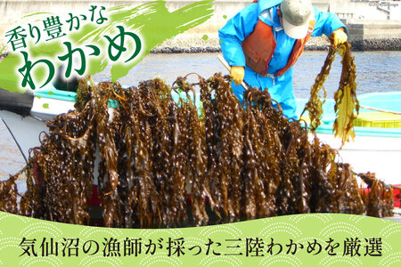 三陸漁師のわかめ汁 1袋4食×2セット わかめ [カネダイ 宮城県 気仙沼市 20565364]