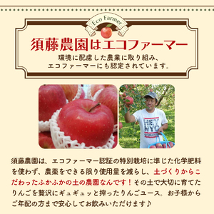 りんごジュース　１L×3本 りんご5種ブレンド農家のこだわり100％ストレート森の雫 