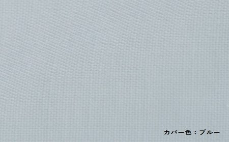 掛け布団 子供 カバー セット 自然素材の手作りこども掛けふとん＋和晒しガーゼで作ったカバー ブルーのセット 寝具 ガーゼ 布団 ふとん ジュニアサイズ 