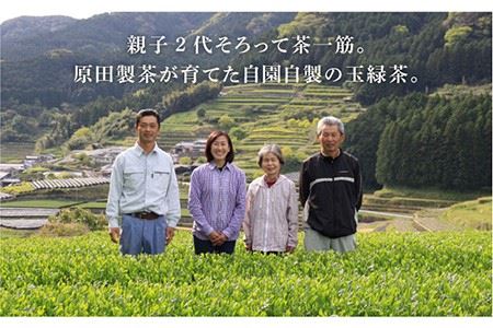 日本茶アワード受賞 玉緑茶「心茶 鬼木みどり」含む4本飲み比べセット【原田製茶】 [GA17] 