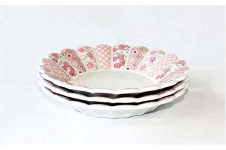 【陶器市特集】【波佐見焼】花離宮 15cm 丸皿 3枚セット 食器 皿 【石丸陶芸】 [LB69]  波佐見焼