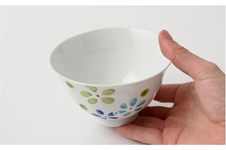 【波佐見焼】パステル 茶碗・湯呑み 4点セット 食器 皿 【福田陶器店】 [PA222]  波佐見焼