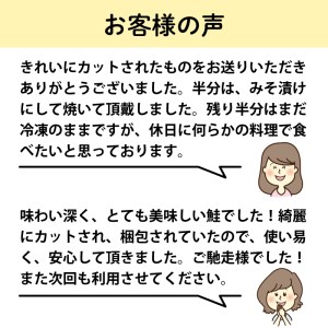 【切身】 鮭 切身 秋鮭 16切れ