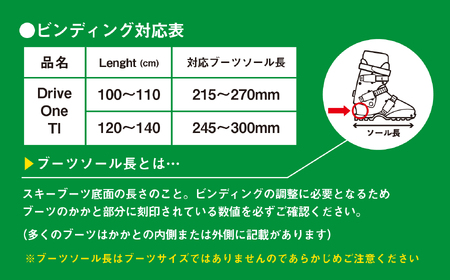 スキー板 【100cm】 子ども用 ビンディング付 sw1004-100