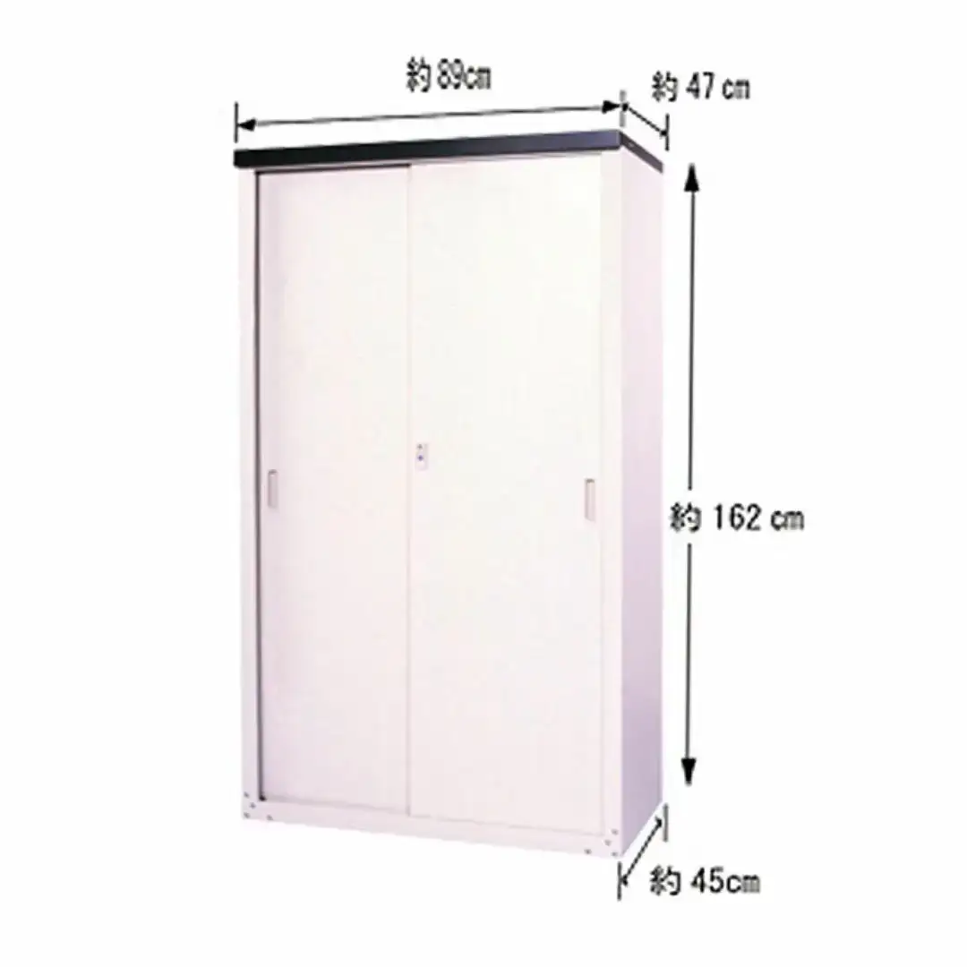 家庭用収納庫 162 ファミリー物置 屋外倉庫 組立式 [グリーンライフ]