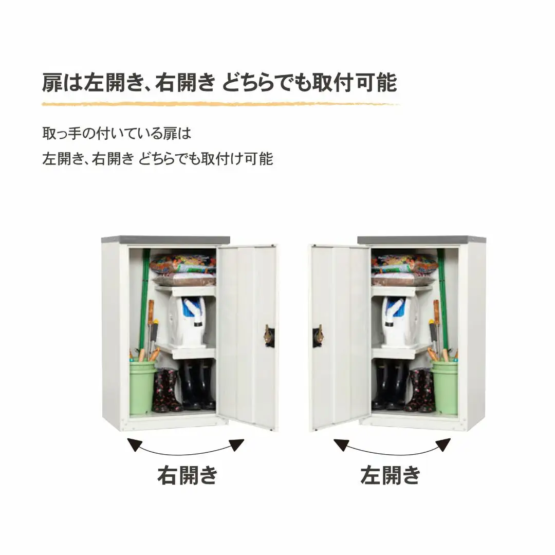 扉式収納庫 102 家庭用 組立式 物置 日本製 燕三条 [グリーンライフ]