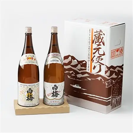 大原白梅1.8L上撰/佳撰セット_酒・アルコール  日本酒 sake サケ_【1253506】
