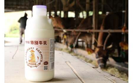 白木牧場 特別 牛乳 750ml×3本
