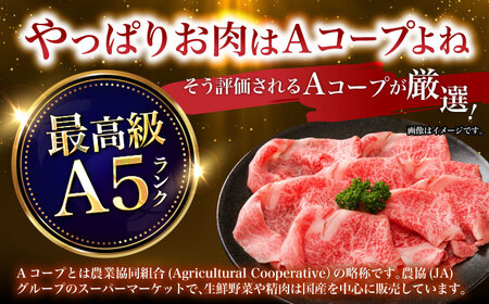 長崎和牛ロースうす切り 約550g / 牛肉 ぎゅうにく ロース ろーす 長崎和牛 和牛 国産牛 薄切り すき焼き すきやき しゃぶしゃぶ / 諫早市 / 長崎県央農業協同組合　Aコープ本部 [AHAA005]