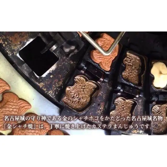 【名古屋市長賞受賞】金シャチ焼12個詰め合わせ【人形焼き】カステラまんじゅう