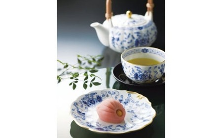 【三重ナルミ】 食器 ミラノ 茶器揃 茶托付 ブルー 1セット [鳴海製陶] 食器