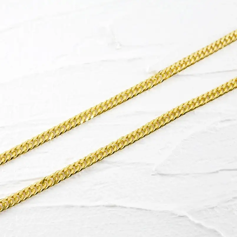純金 24金 ネックレス 喜平 チェーン 50cm 15g 純金 造幣局検定刻印付