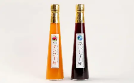 果物酢（マンゴー・ブルーベリー）セット【牛乳やソーダ割・ヨーグルトにかけて】　001-035