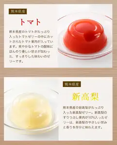 日本の果実フルーツゼリー セット12個 甘夏 トマト タンカン メロン ブルーベリー 新高梨 ギフト 洋菓子 福岡県 八女市 007-001
