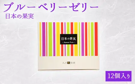 ブルーベリーゼリー12個セット 007-010